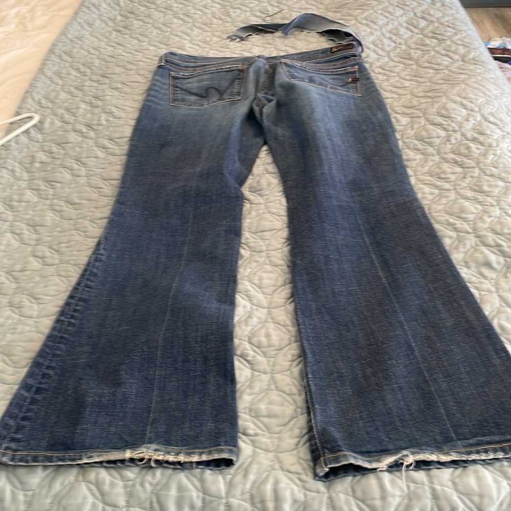 Citizens of humanity, low waist flare size 32 waist - Picture 2 of 9